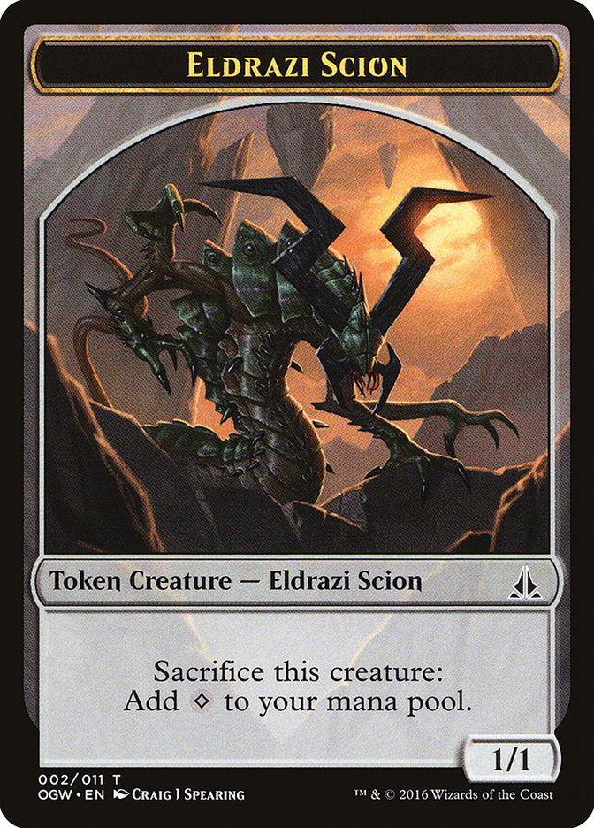 Eldrazi Scion Token (002/011) [Oath of the Gatewatch Tokens] 