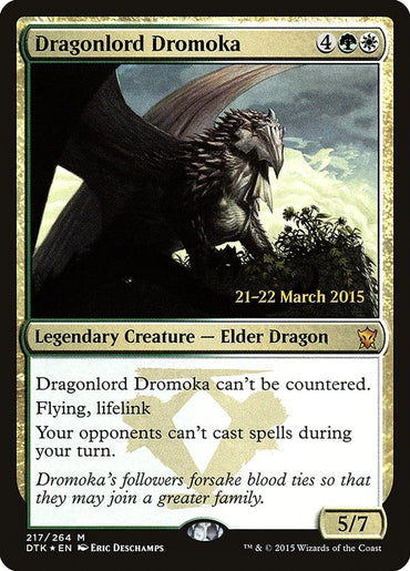 Dragonlord Dromoka [Dragons of Tarkir Prerelease Promos] 