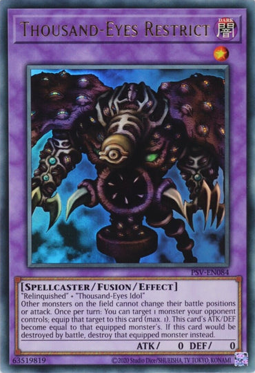 Thousand-Eyes Restrict (25th Anniversary) [PSV-EN084] Ultra Rare 