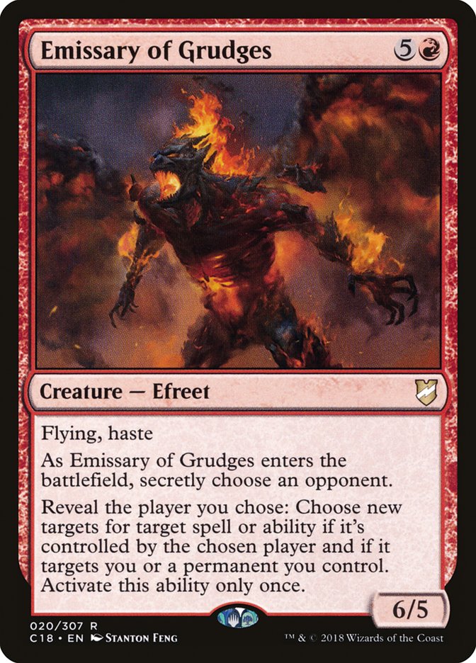 Emissary of Grudges [Commander 2018] 