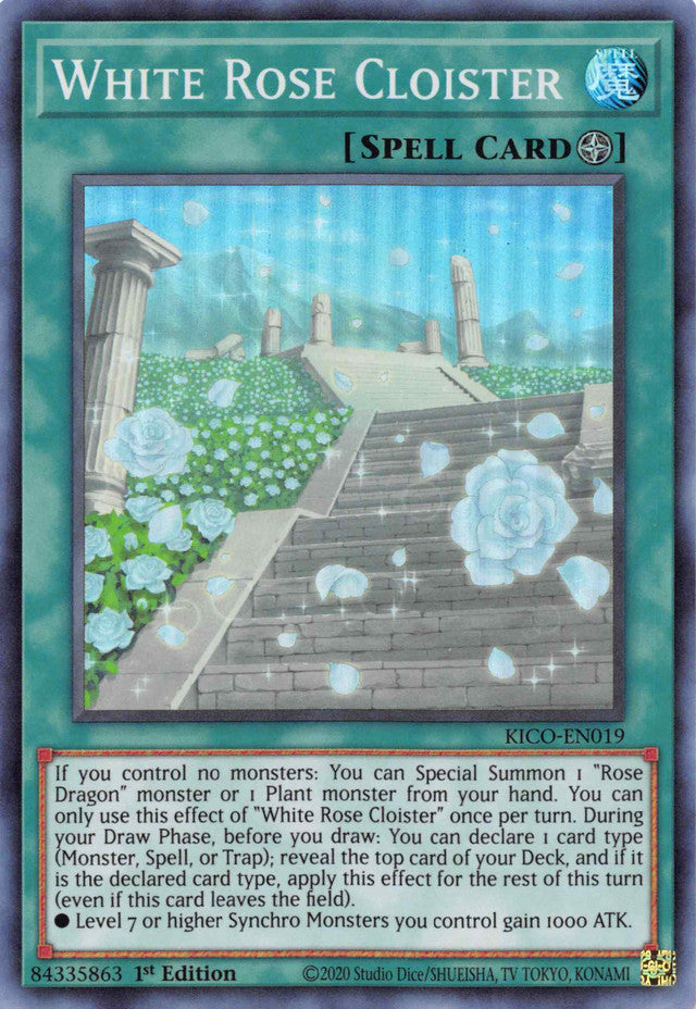 White Rose Cloister (Super Rare) [KICO-EN019] Super Rare 