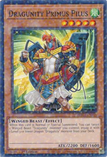 Dragunity Primus Pilus (Duel Terminal) [HAC1-EN155] Common 