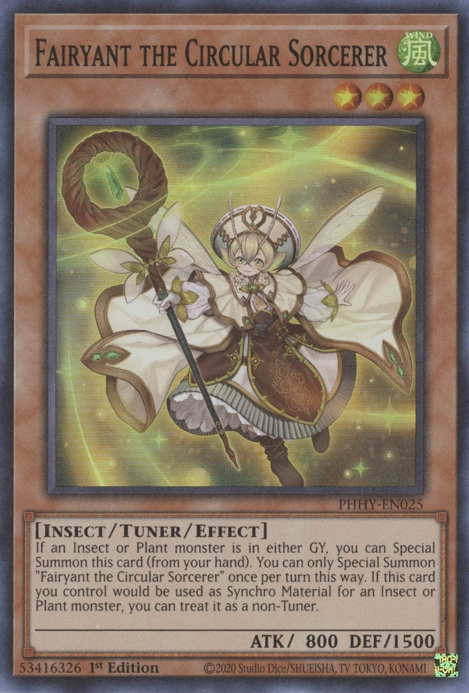Fairyant the Circular Sorcerer [PHHY-EN025] Super Rare 