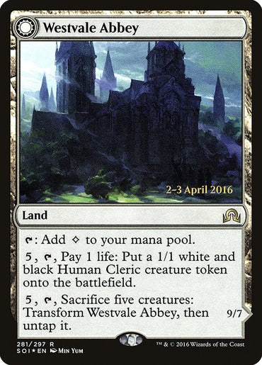 Westvale Abbey // Ormendahl, Profane Prince [Shadows over Innistrad Prerelease Promos] 