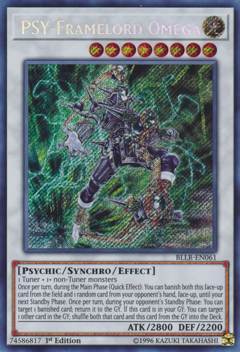 PSY-Framelord Omega [BLLR-EN061] Secret Rare 
