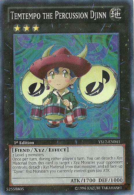 Temptempo the Percussion Djinn [YS12-EN041] Super Rare 