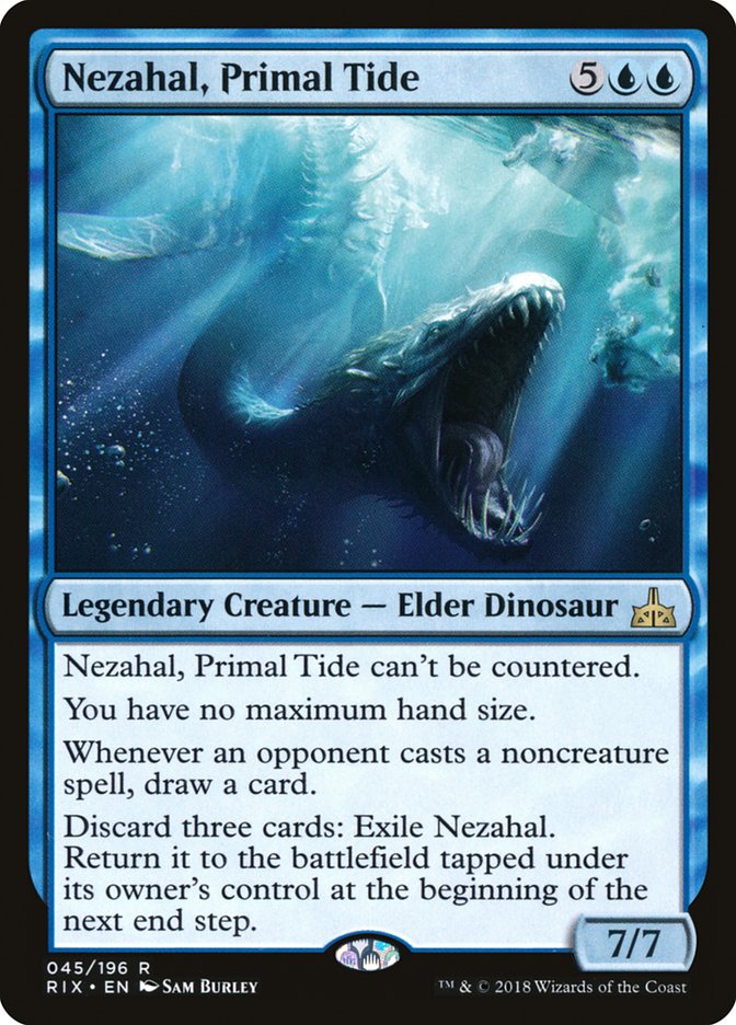 Nezahal, Primal Tide [Rivals of Ixalan] 