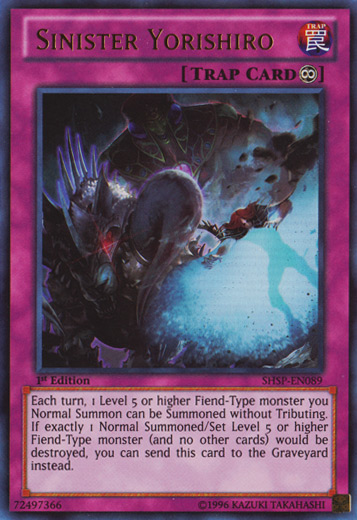 Sinister Yorishiro [SHSP-EN089] Ultra Rare 