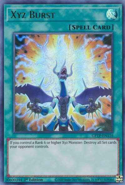 Xyz Burst [GFTP-EN116] Ultra Rare 