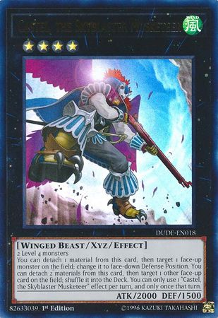 Castel, the Skyblaster Musketeer [DUDE-EN018] Ultra Rare 