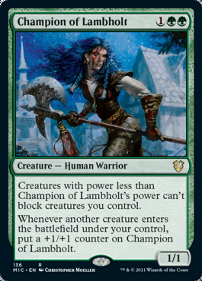 Champion of Lambholt [Innistrad: Midnight Hunt Commander] 