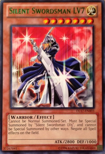 Silent Swordsman LV7 (Green) [DL17-EN003] Rare 