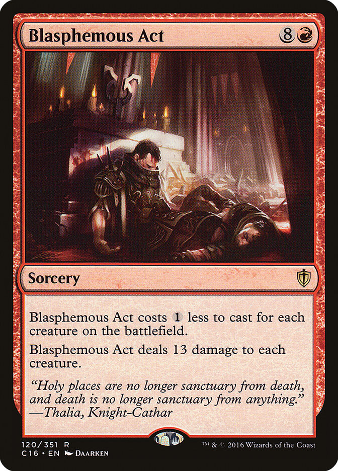 Blasphemous Act [Commander 2016] 