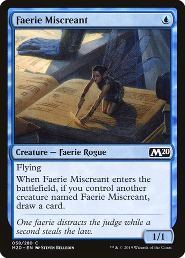 Faerie Miscreant [Core Set 2020] 