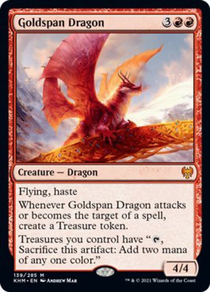 Goldspan Dragon [Kaldheim] 