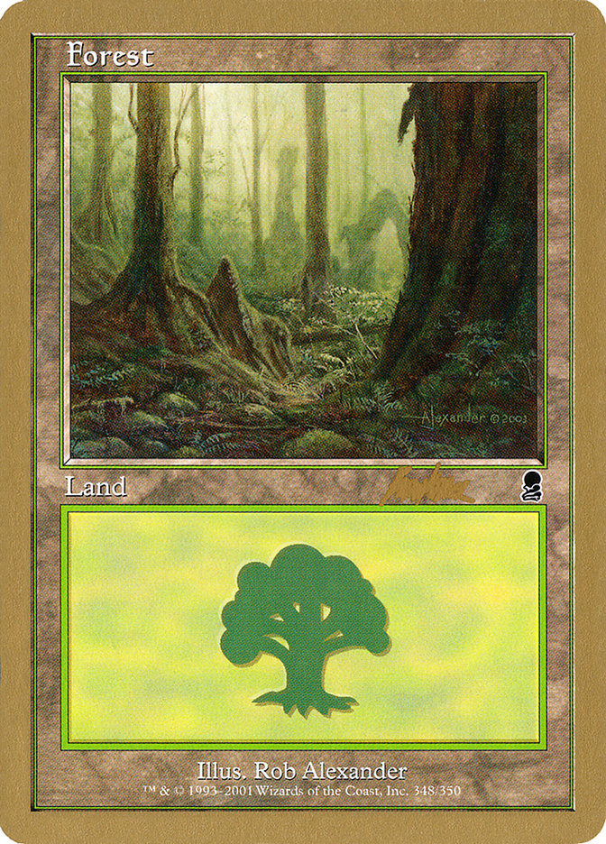 Forest (bk348) (Brian Kibler) [World Championship Decks 2002] 