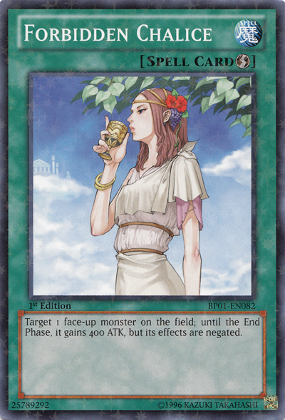 Forbidden Chalice [BP01-EN082] Starfoil Rare 