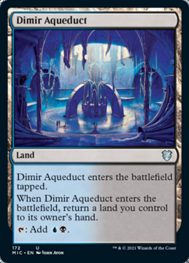 Dimir Aqueduct [Innistrad: Midnight Hunt Commander] 