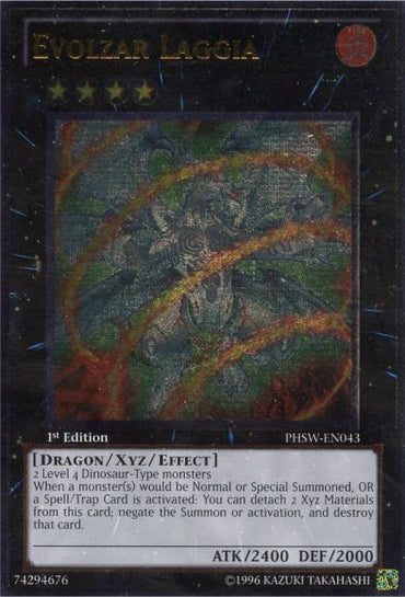 Evolzar Laggia [PHSW-EN043] Ultimate Rare 
