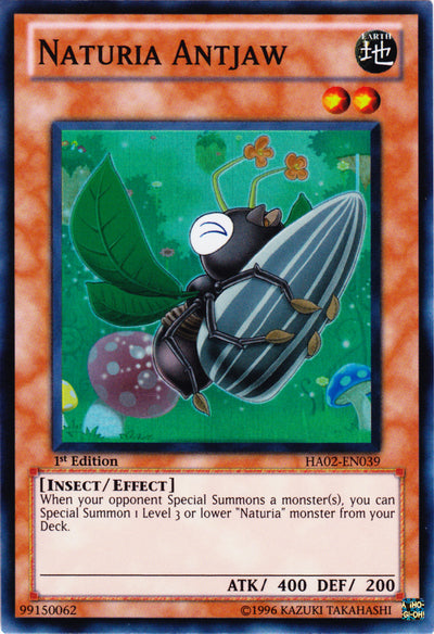 Naturia Antjaw [HA02-EN039] Super Rare 