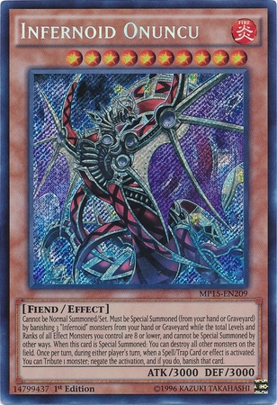 Infernoid Onuncu [MP15-EN209] Secret Rare 