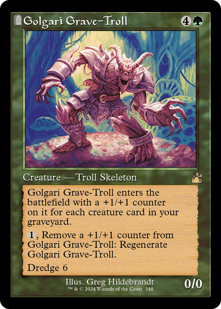 Golgari Grave-Troll (Retro Frame) [Ravnica Remastered] 