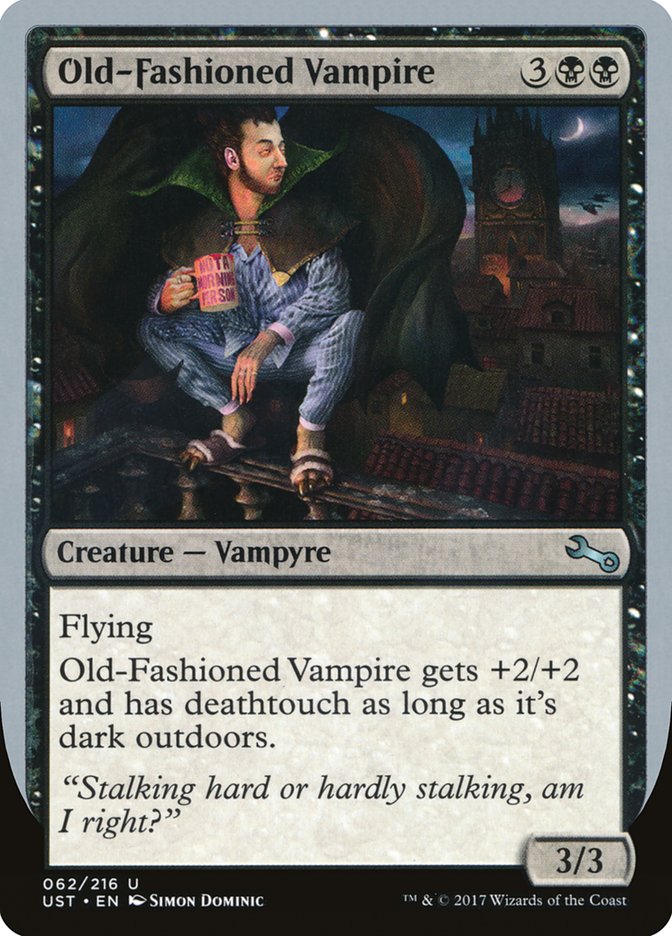 Old-Fashioned Vampire [Unstable] 