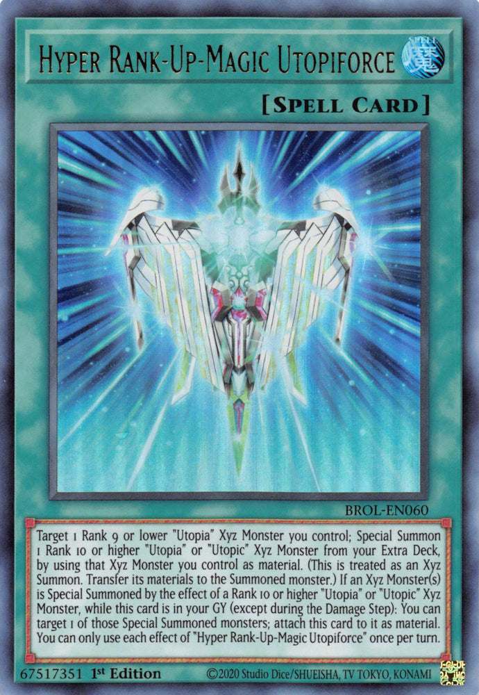 Hyper Rank-Up-Magic Utopiforce [BROL-EN060] Ultra Rare 