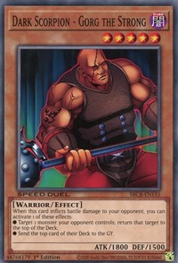 Dark Scorpion - Gorg the Strong [SBCB-EN155] Common 