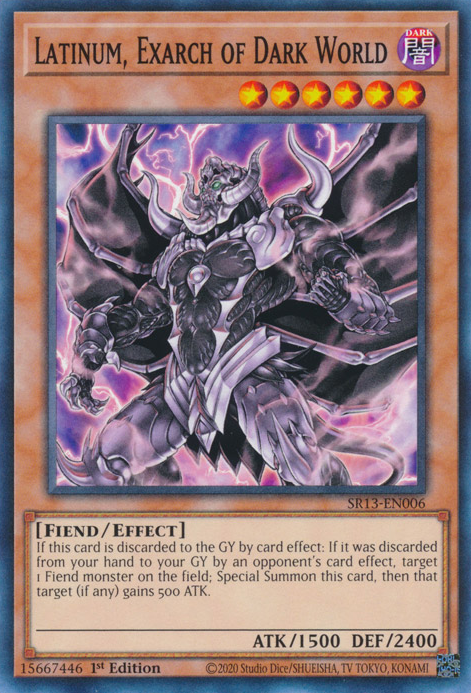 Latinum, Exarch of Dark World [SR13-EN006] Common 