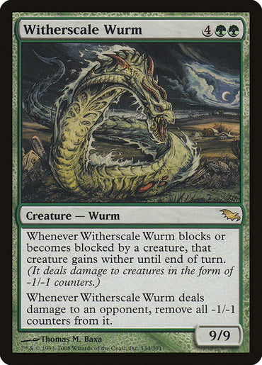 Witherscale Wurm [Shadowmoor] 