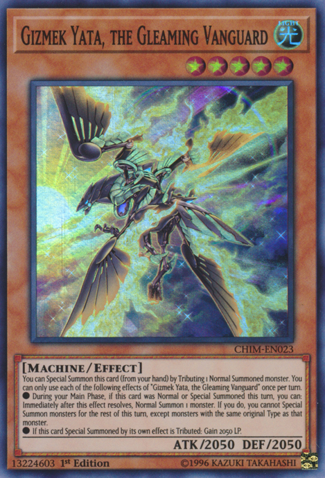 Gizmek Yata, the Gleaming Vanguard [CHIM-EN023] Super Rare 