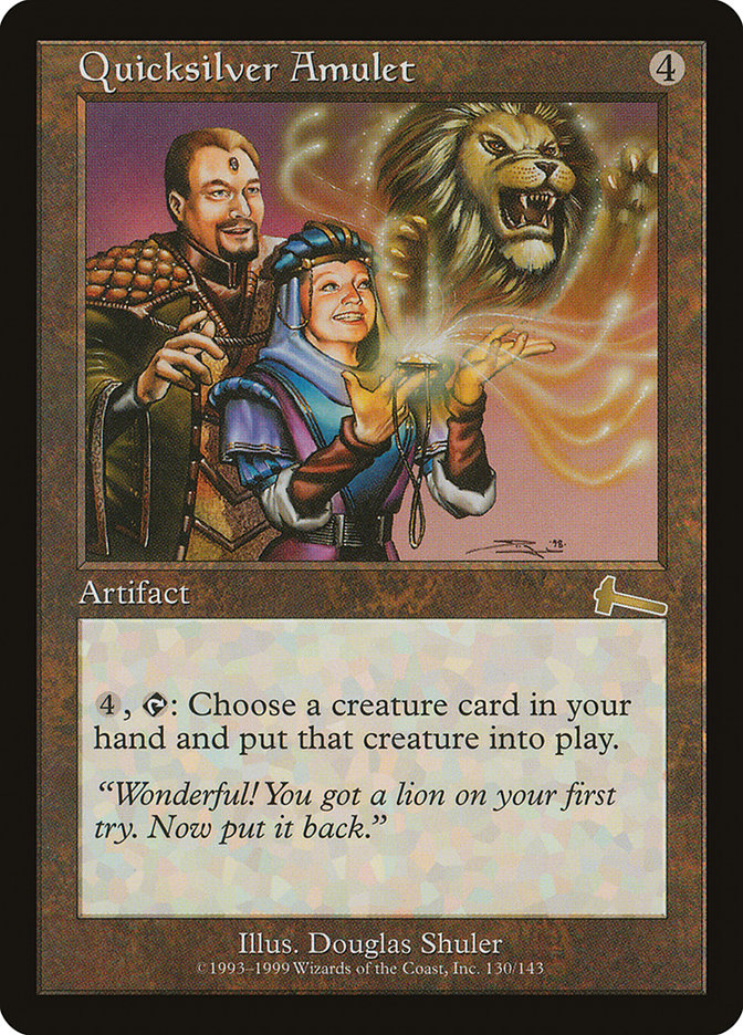 Quicksilver Amulet [Urza's Legacy] 