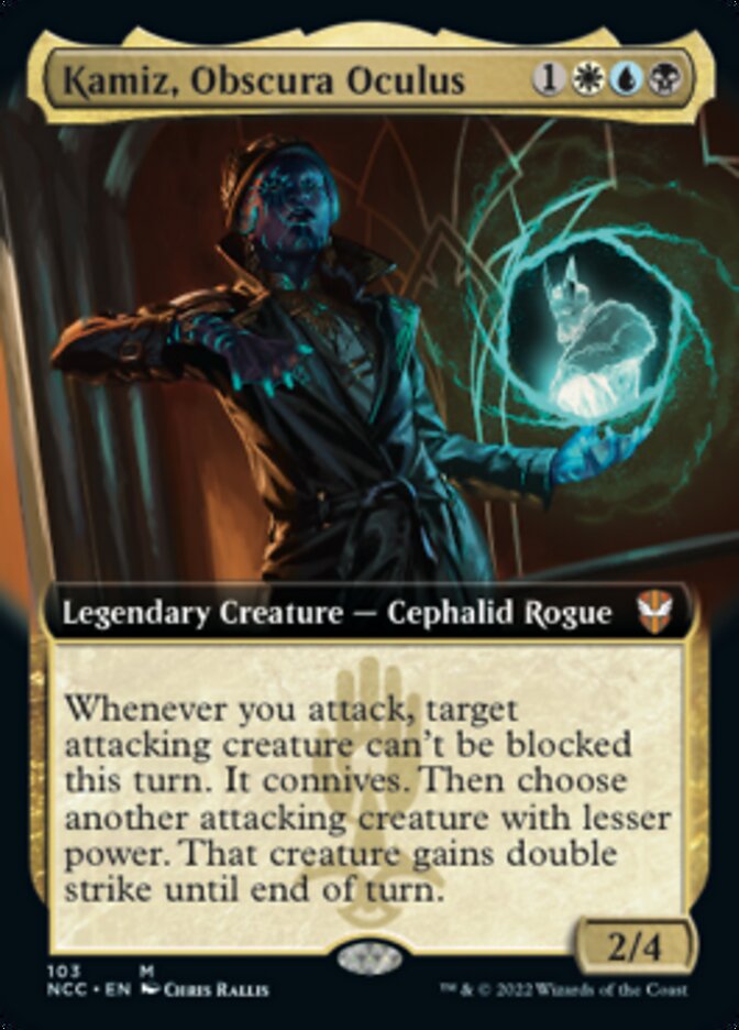 Kamiz, Obscura Oculus (Extended Art) [Streets of New Capenna Commander] 