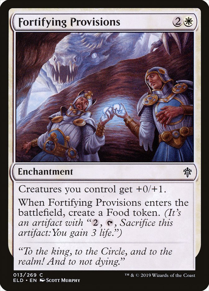 Fortifying Provisions [Throne of Eldraine] 