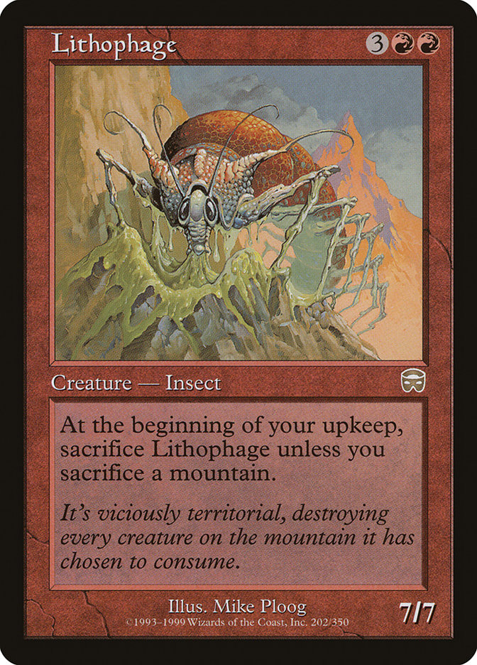 Lithophage [Mercadian Masques] 