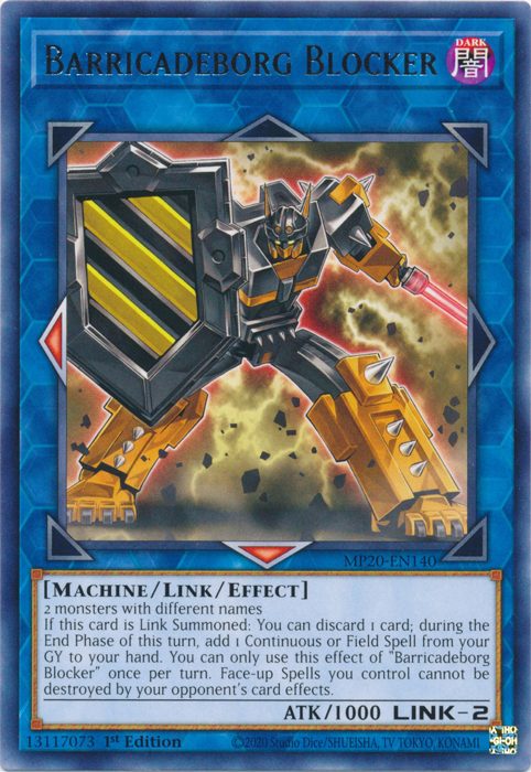Barricadeborg Blocker [MP20-EN140] Rare 