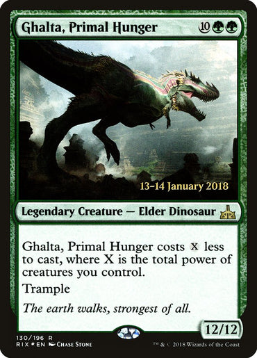 Ghalta, Primal Hunger [Rivals of Ixalan Prerelease Promos] 