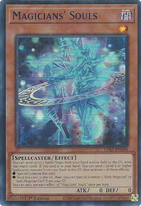Magicians' Souls (Blue) [LDS3-EN088] Ultra Rare 