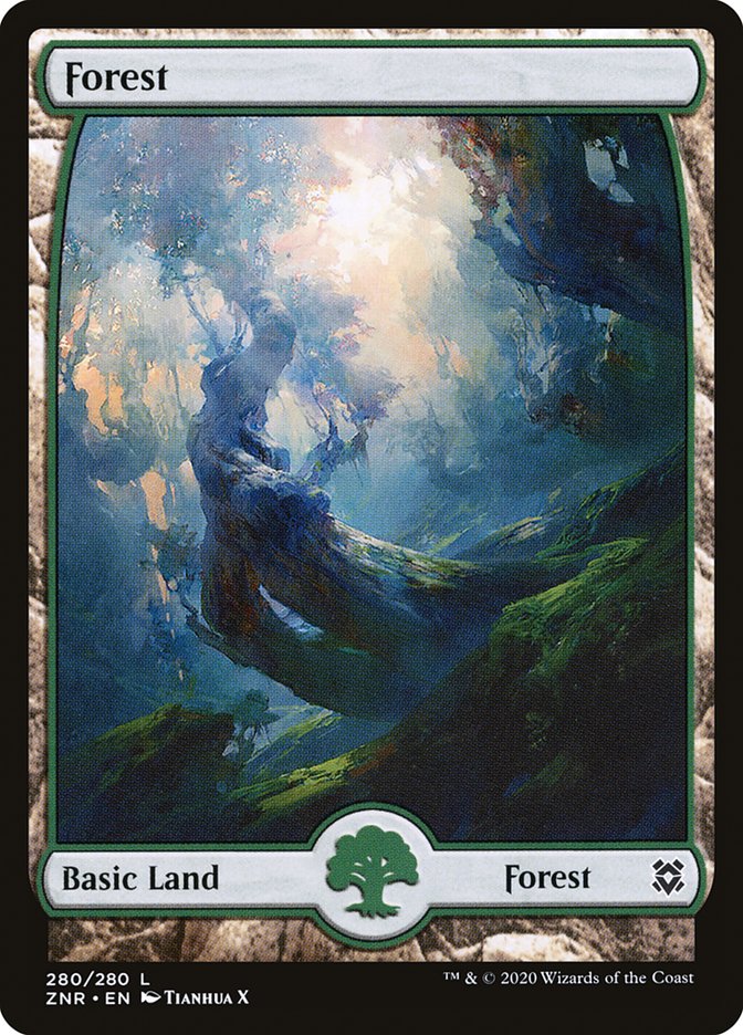 Forest (280) [Zendikar Rising] 