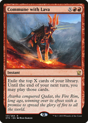 Commune with Lava [Dragons of Tarkir] 