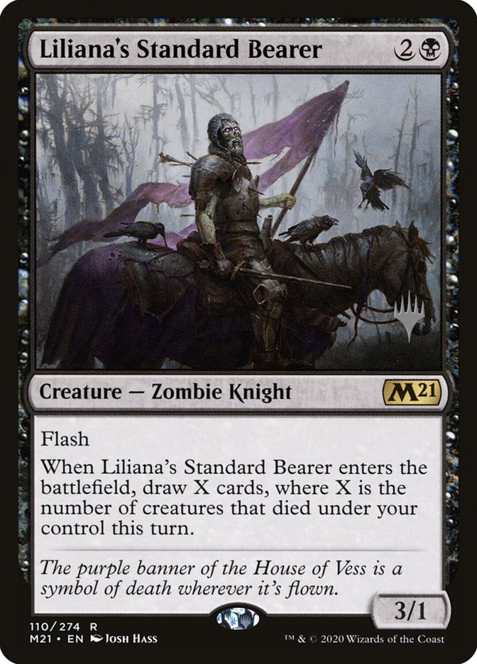 Liliana's Standard Bearer (Promo Pack) [Core Set 2021 Promos] 