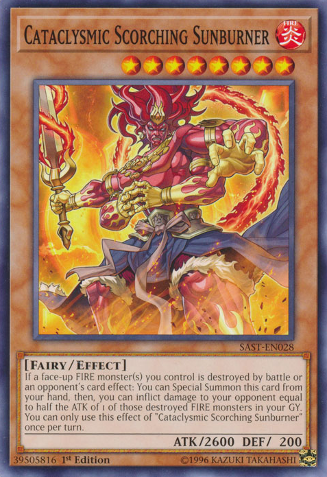 Cataclysmic Scorching Sunburner [SAST-EN028] Common 