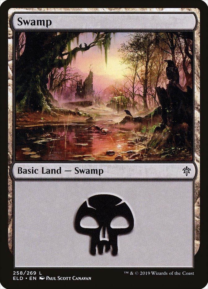 Swamp (258) [Throne of Eldraine] 