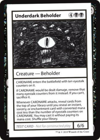 Underdark Beholder (2021 Edition) [Mystery Booster Playtest Cards] 