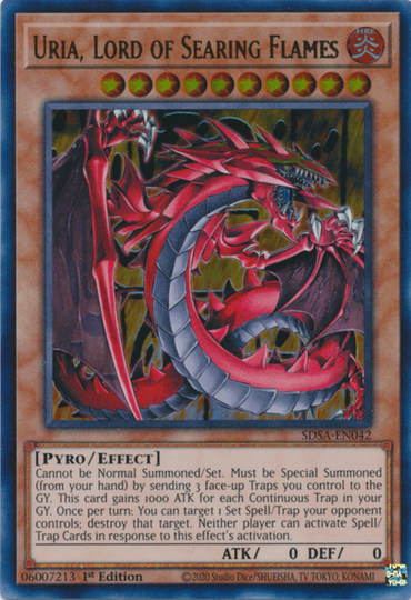 Uria, Lord of Searing Flames [SDSA-EN042] Ultra Rare 