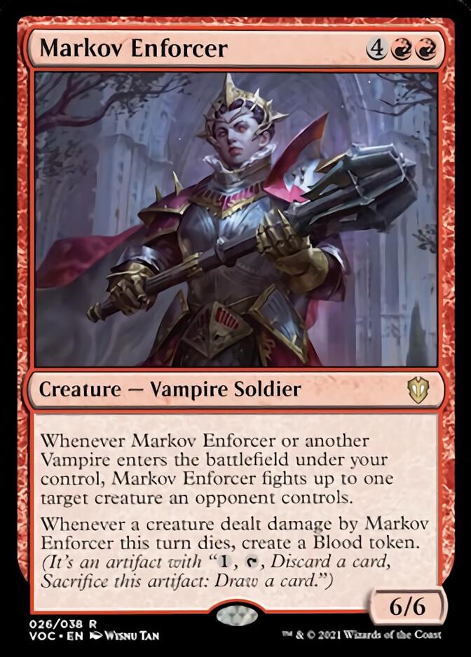 Markov Enforcer [Innistrad: Crimson Vow Commander] 