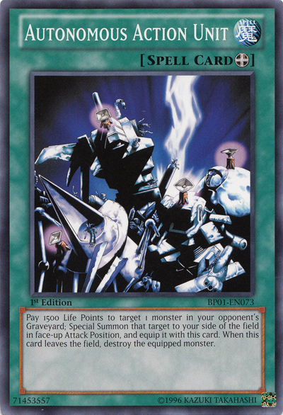 Autonomous Action Unit [BP01-EN073] Common 