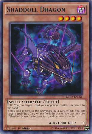 Shaddoll Dragon [MP15-EN081] Rare 
