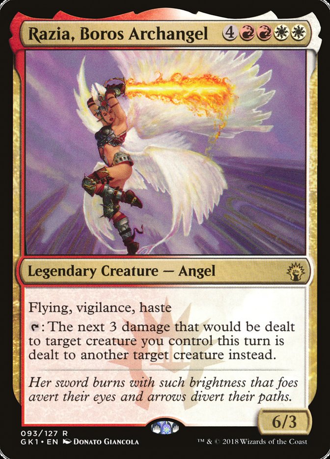 Razia, Boros Archangel [Guilds of Ravnica Guild Kit]